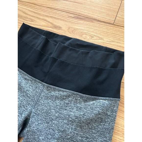 Lululemon Straight Up Pants Leggings Women's 8? Double Waist Band Heathered Gray - Picture 2 of 3